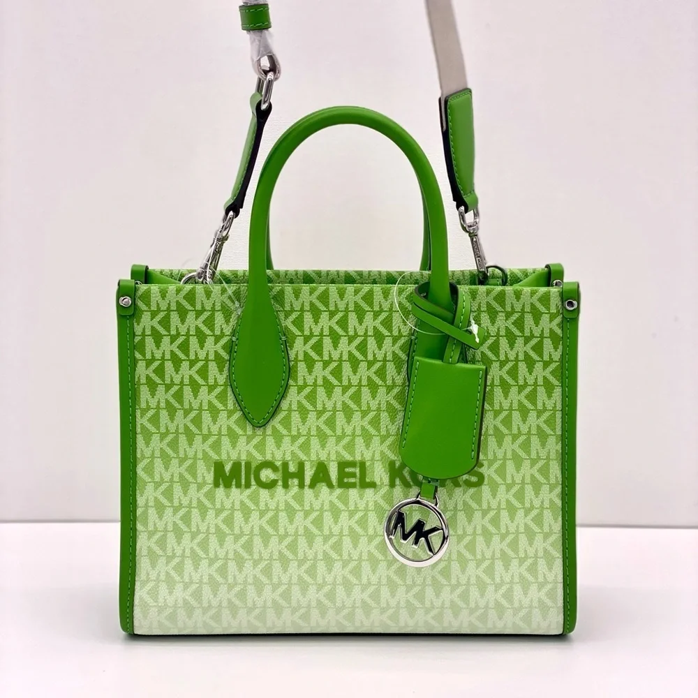 MICHAEL KORS MIRELLA SMALL SHOPPER TOTE CROSSBODY OMBRÉ